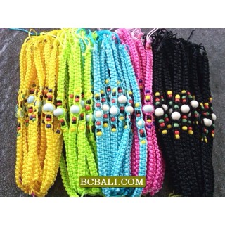 Friendship Hemp Bracelets Mix Color Unsex